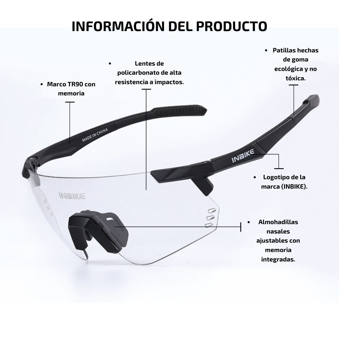 Lentes Fotocromaticos Sense IQ939 Inbike