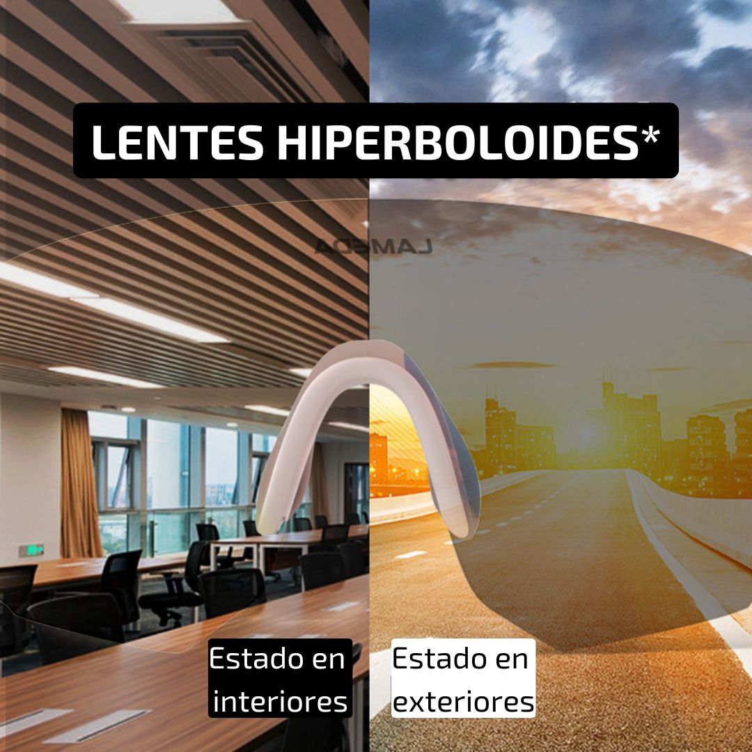 Lentes Fotocromáticos hiperboloides LS-590 Lameda