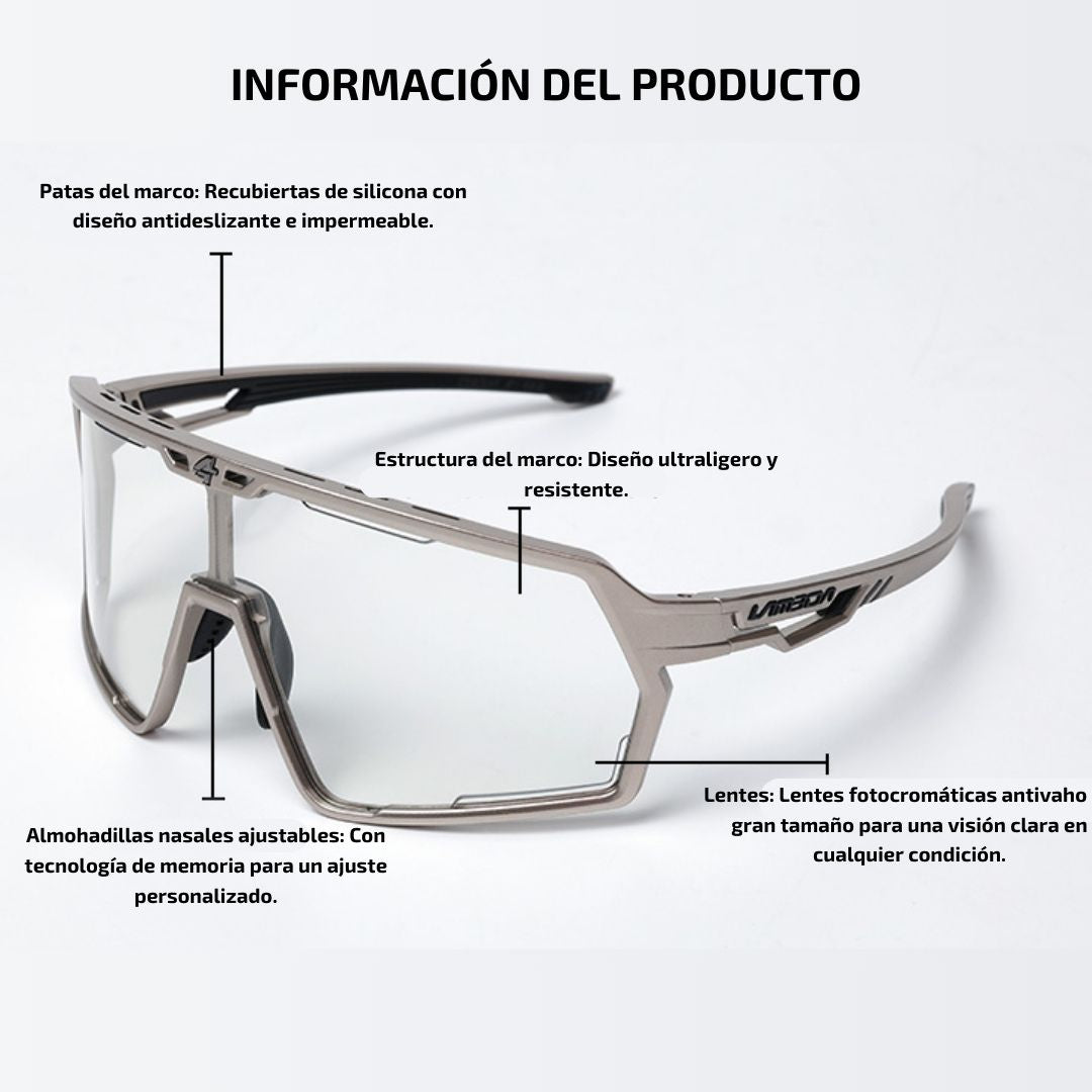 Lentes Fotocromáticos Anti-empañantes LS-600 Lameda