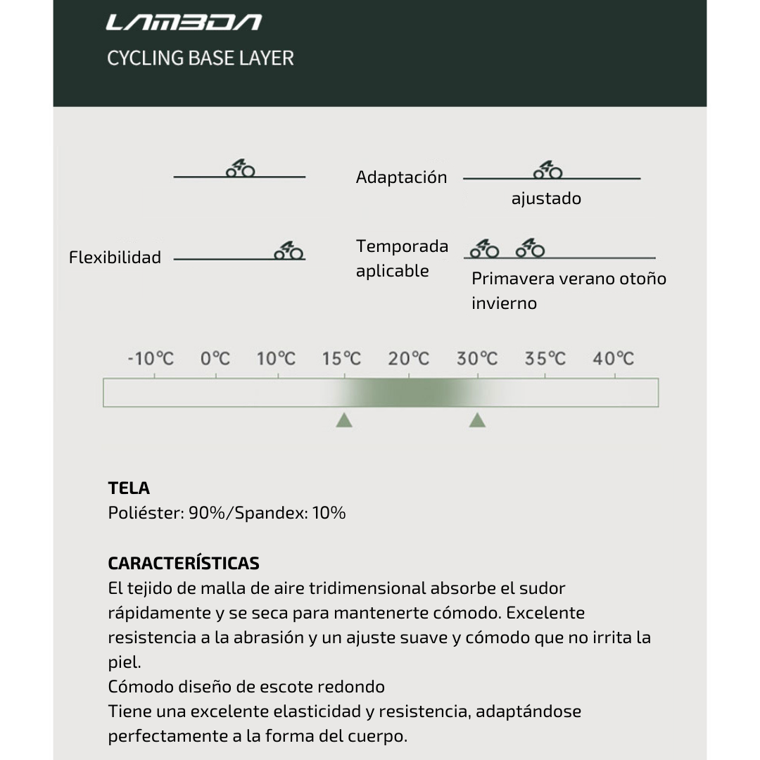 Primera capa T295 Base Layer lameda