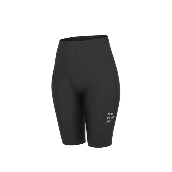 Calza short pocket river X310 Inbike mujer - Black