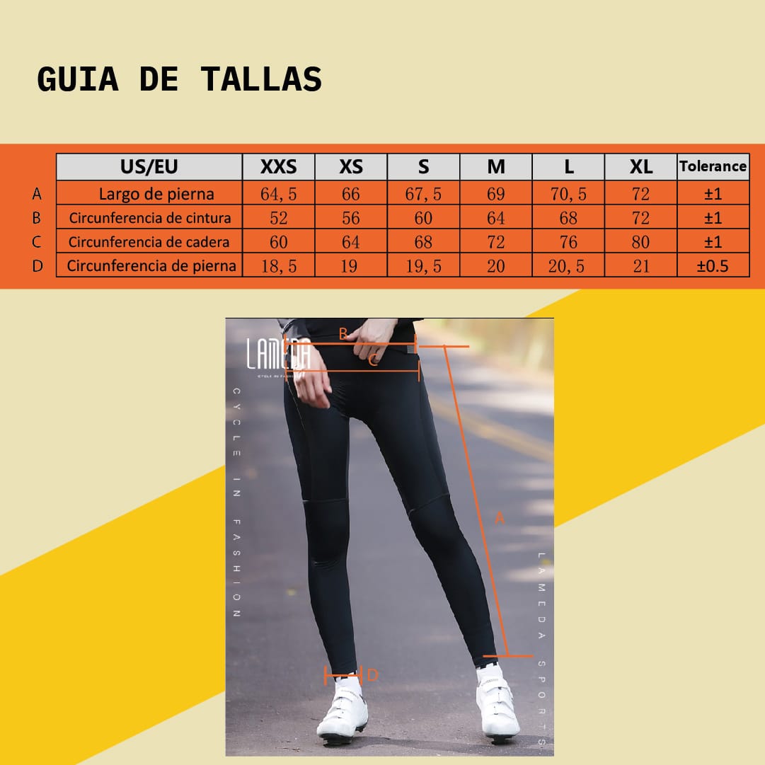 Calza larga Devote W08 Lameda Mujer